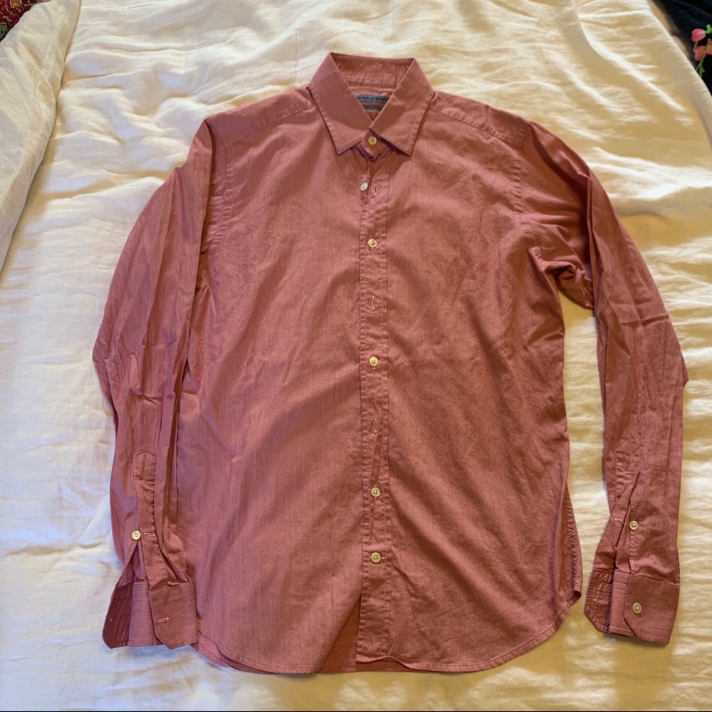 Red Button Down - image 2